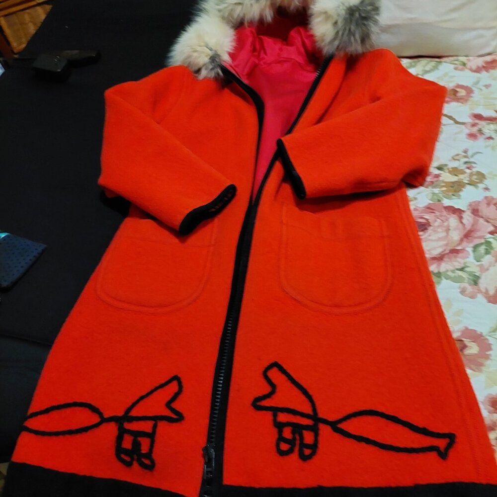 Yukon Territories Canada Parka with Fox collar!